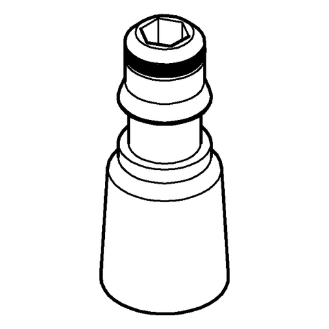 Grohe Anschlussnippel für Freehander chrom 3720000