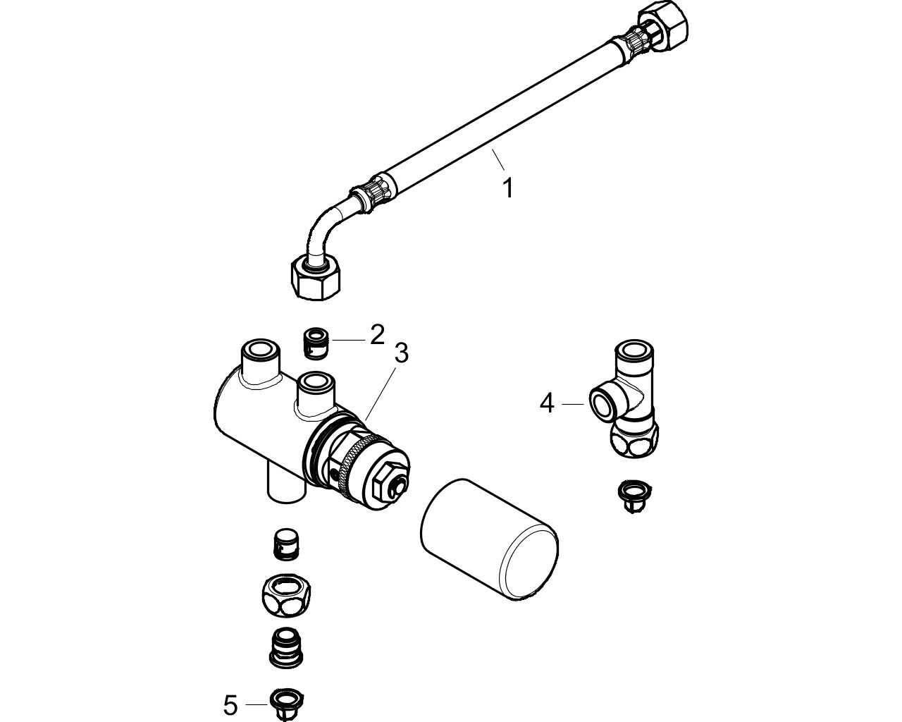 Hansgrohe Thermostat DN15 chrom 15346000