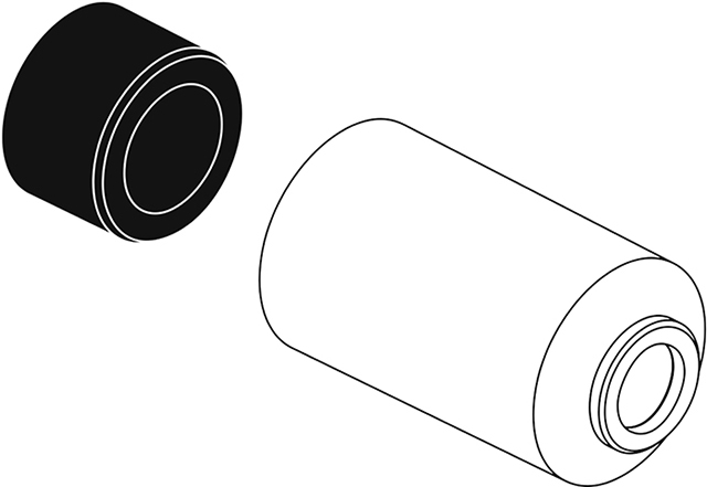 Ideal Standard Abdeckhülse für Umschaltung EASY-Box Bausatz 2 chrom A860902AA