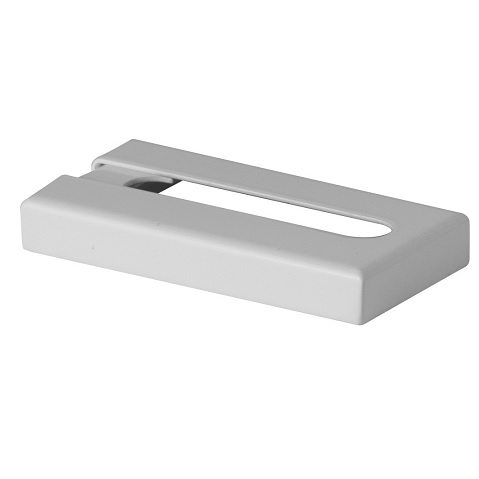 Kermi Abdeckrosette für Standkonsolenfuß Rohbodenmontage, weiß, 60x10mm, Metall ZB03110001