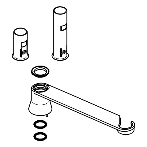 Grohe Halter Spülbrause supersteel 46734DC0