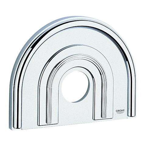 Grohe Rosette Chiara B:235 H:181 für Einhandmischer Fertigset Brause chrom/mattchrom 47459IP0