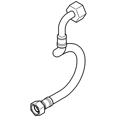 Grohe Anschlussschlauch für Europlus E Unterputz-Einbaukasten ohne Mischer 42117000