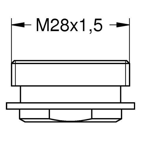 Grohe Strahlregler M22x1 chrom für Zweigriffarmaturen 45351000