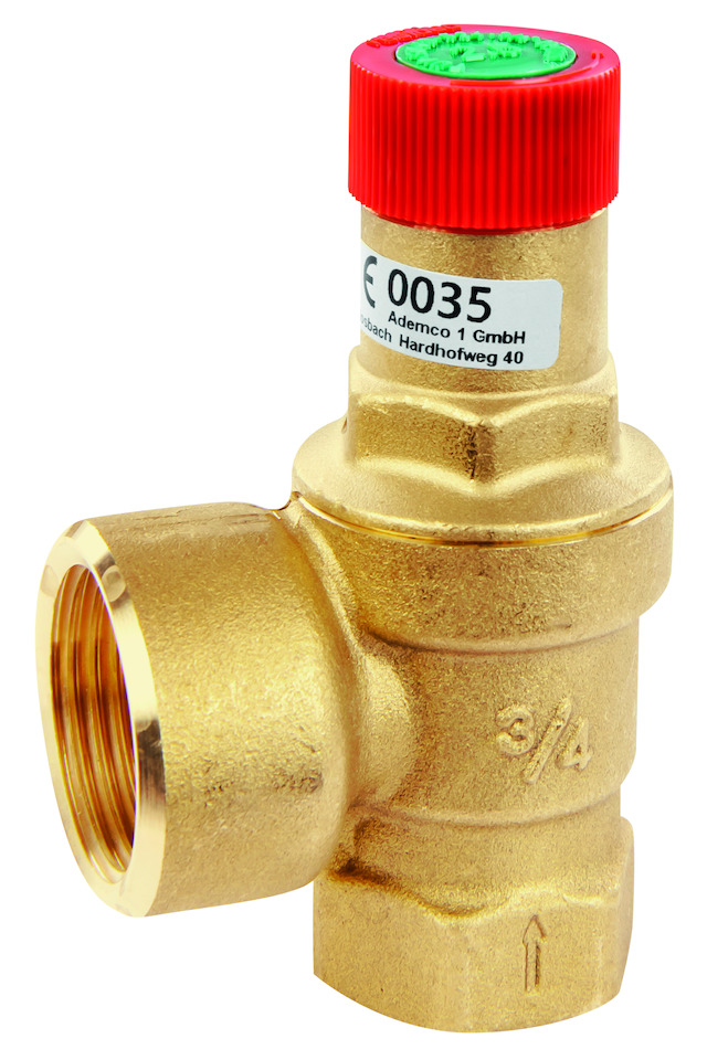 Resideo Membran-Sicherheitsventil Ansprechdruck 3 bar, 3/4'', für geschlossene Heizungsanlagen SM120-3/4B
