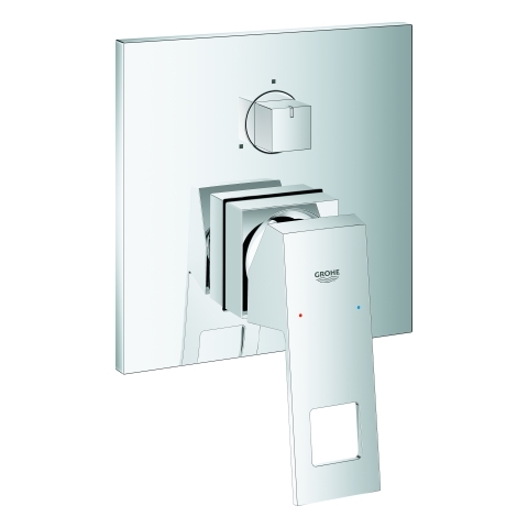 Grohe Einhandbatterie Eurocube Fertigmontage-Set chrom für 35600 3-Wege Umstellung 24094000