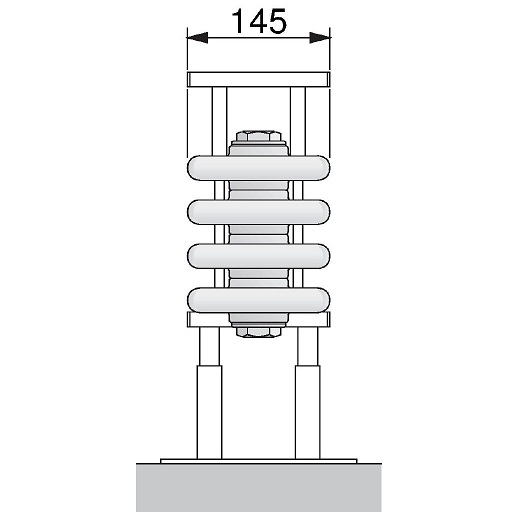 Arbonia Bank-Radiator 4-Säuler H: 31,5 L: 300cm Modell 7F4300-A86