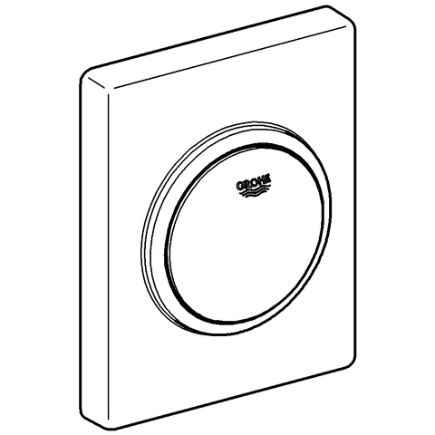 Grohe Urinal-Betätigung Skate mit Druckknopfbetätigung alpinweiß 38595SH0