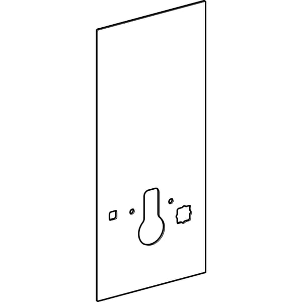Geberit Frontverkleidung für Monolith für AquaClean 114cm Glas schwarz 242.663.SJ.1