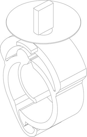 Bosch / Buderus Klammer, 2 Stück 8738211418