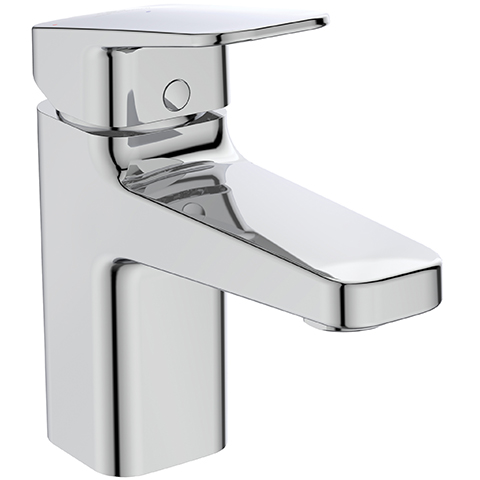 Ideal Standard Waschtischarmatur Ceraplan H75 ohne Ablaufgarnitur Ausladung 103mm BlueStart chrom BD211AA