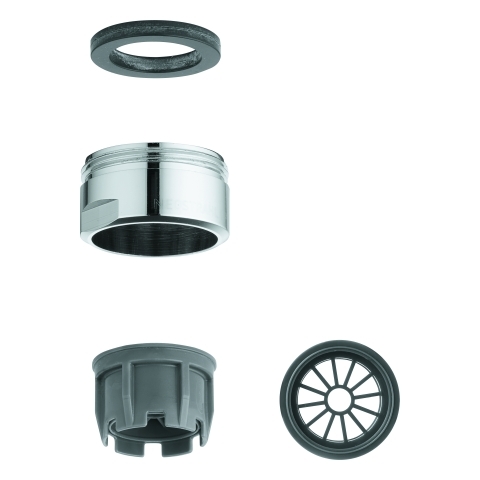 Grohe Strahlregler für offene Warmwasserbereiter M24x1 chrom 46162000