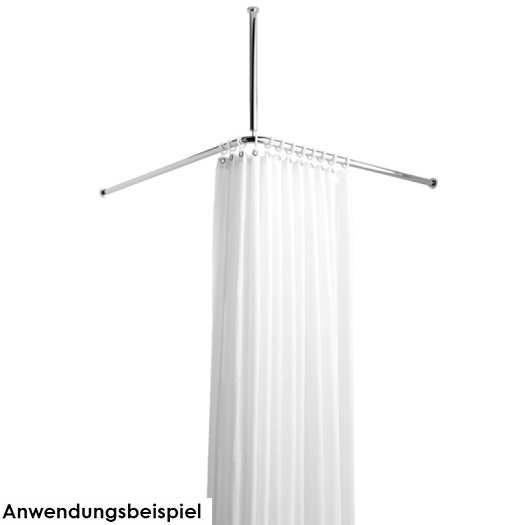 Avenarius Duschvorhangstangensystem 9004801010