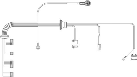 Bosch Kabelbaum HV 87186492520