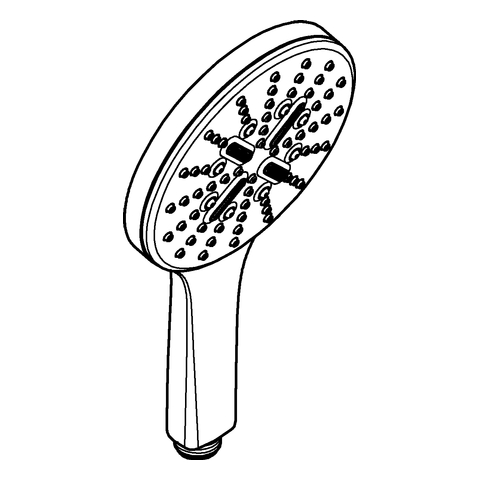 Grohe Handbrause Rainshower 130 SmartActive chrom 26544000