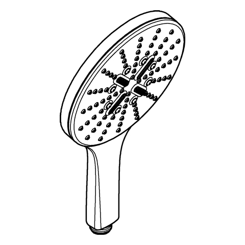 Grohe Handbrause Rainshower 150 SmartActive 9,5l chrom 26590000