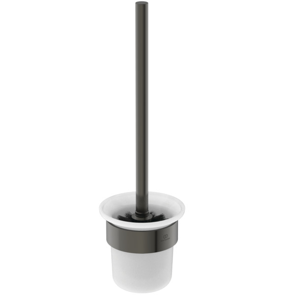 Ideal Standard WC-Bürstengarnitur Conca, rund, grau metallic T4495A5