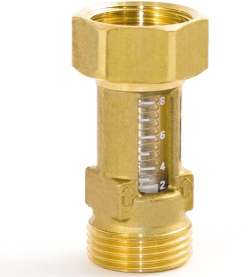 Taconova Durchflussmesser TacoControl FlowMeter DN15 0.5-2 GPM direkte Volumenstromanzeige, GPM 223.4218.328