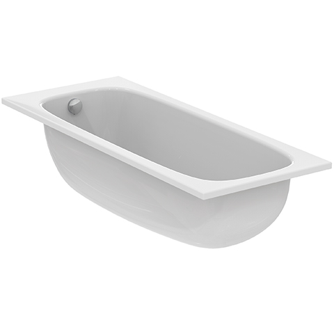 Ideal Standard i.life Körperform-Badewanne 170x70cm T475901 weiß