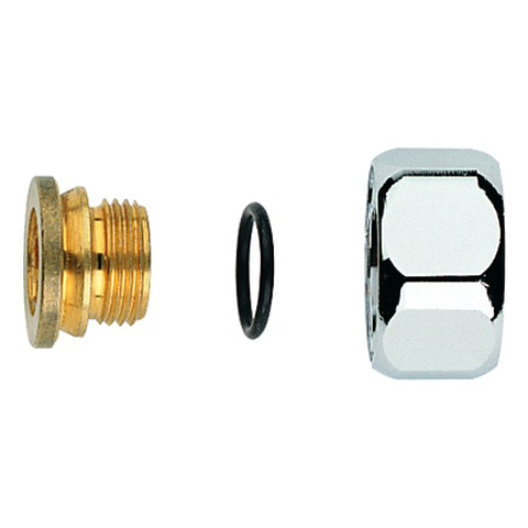 Grohe Anschlussverschraubung 1/2" silk metal 45044AV0