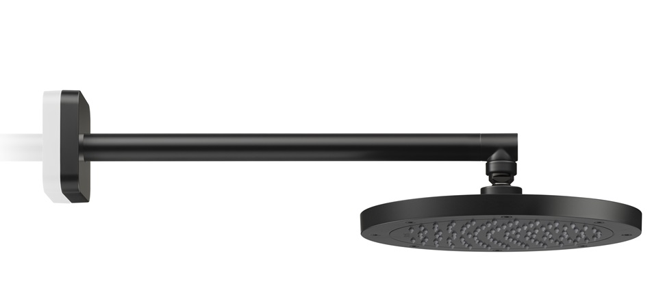 Hansgrohe Brausearm DN15 390mm softsquare Axor mattschwarz 26967670