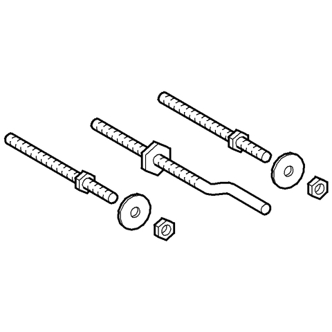 Grohe Umrüstsatz für Abdeckplatte Classic 330 chrom 42935000