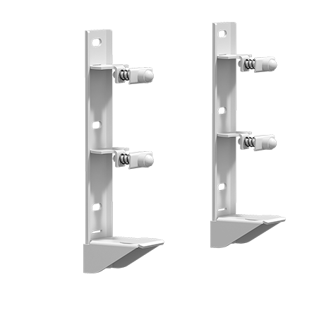 Zehnder HDC35 Wandkonsole, für Charleston H 320 bis 519mm, 4 Stück, weiß RAL 9016 766171