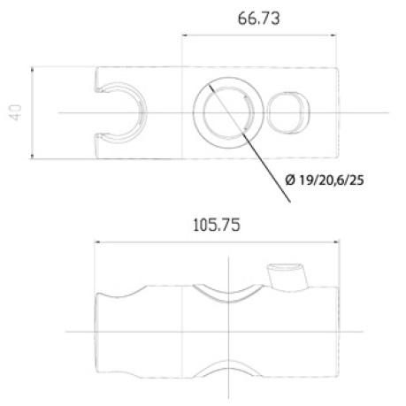 Avenarius Gleiter für Brausestange Ø 19mm 9007390010