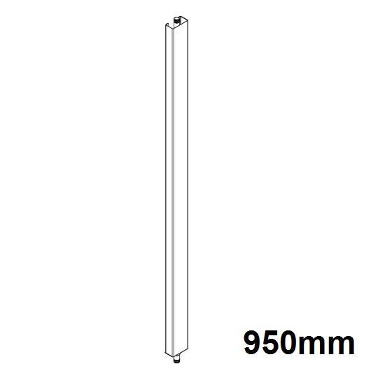 Hansgrohe Steigrohr mit Abdeckung 950mm 95986000