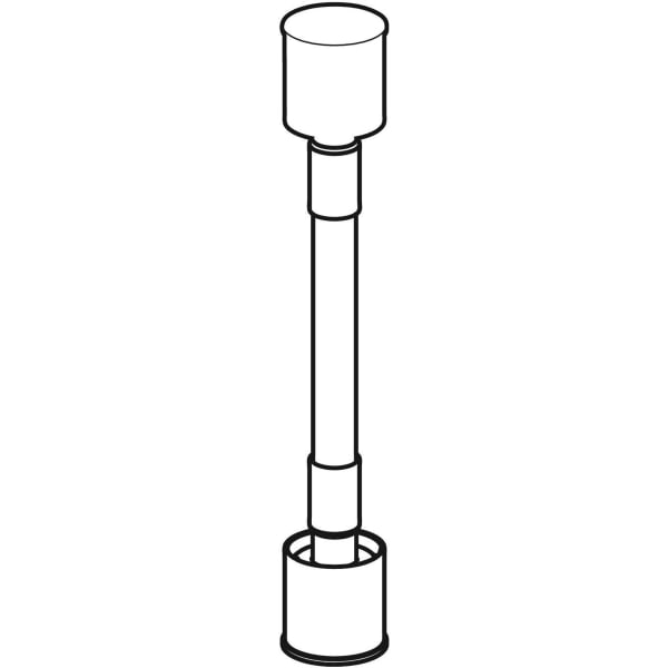 Geberit Panzerschlauch 3/8" für Geberit AquaClean Mera Classic Stand-WC 244.117.00.1
