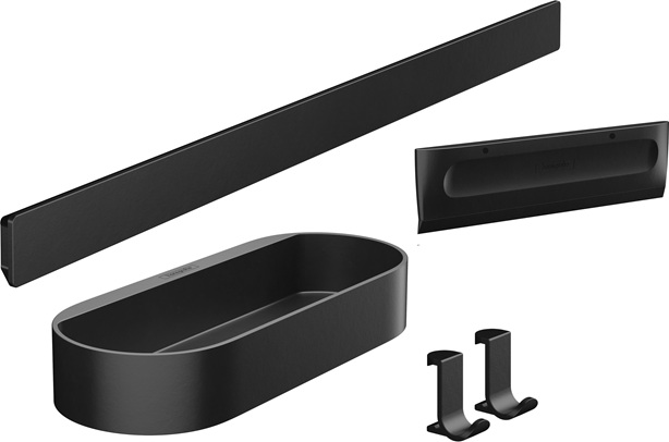 Hansgrohe Dusch-Set WallStoris mattschwarz 27967670