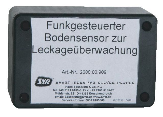 SYR Bodensensor funkferngesteuert Zubehör für die Regel- und Sicherheitszentrrale Resi 2600 2600.00.909