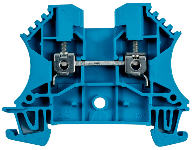 Wolf Reihenklemme schraubbar WDU 2,5, blau 2744605