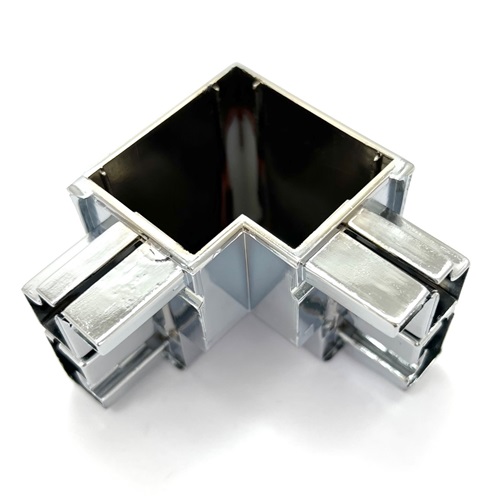 HSK Eckverbinder oben / unten inkl. Abdeckkappe, chrom E55220-1-41