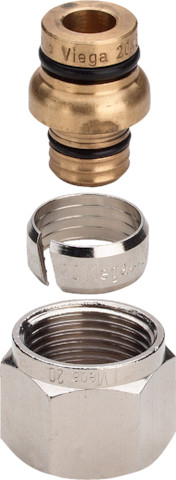 Viega Klemmringverschraubung für Verbundrohr 1019 in 16x2mm 356682