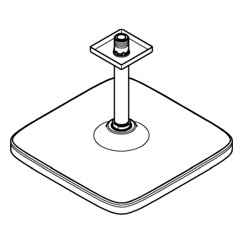 Grohe Kopfbrausenset Tempesta Cube 250 Deckenauslass 142mm chrom 26688000