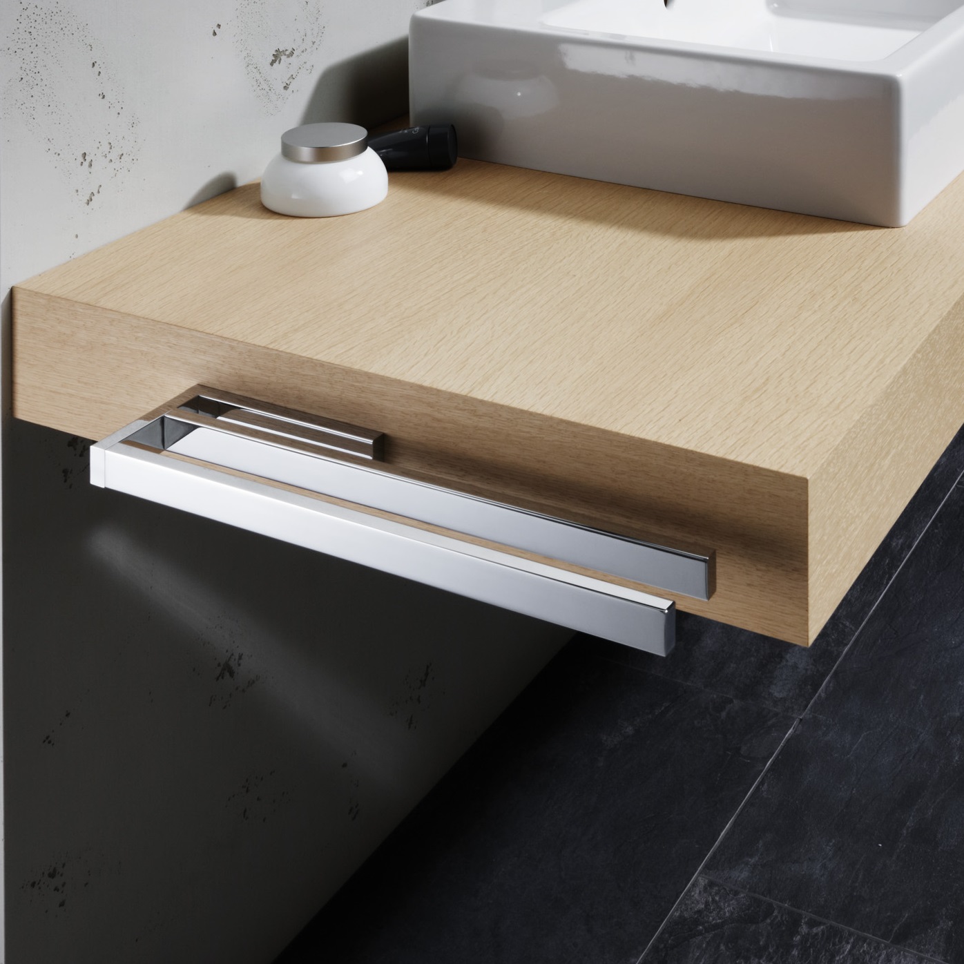 Avenarius Universal Handtuchhalter eckige Form 39,0cm 9001421010