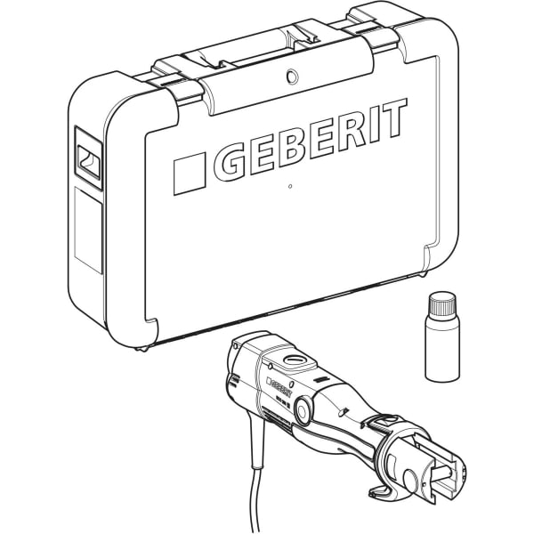 Geberit Pressgerät ECO 203 in Koffer Geberit Kompatibilität 2, gültig für Mapress/Mepla 691.214.P2.1