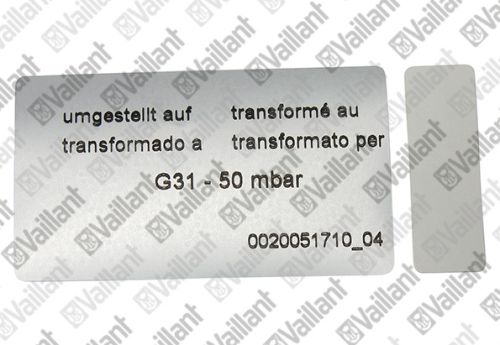 Vaillant Umstellsatz, H-P (DE/AT) für VC 196/3-5 0020253189