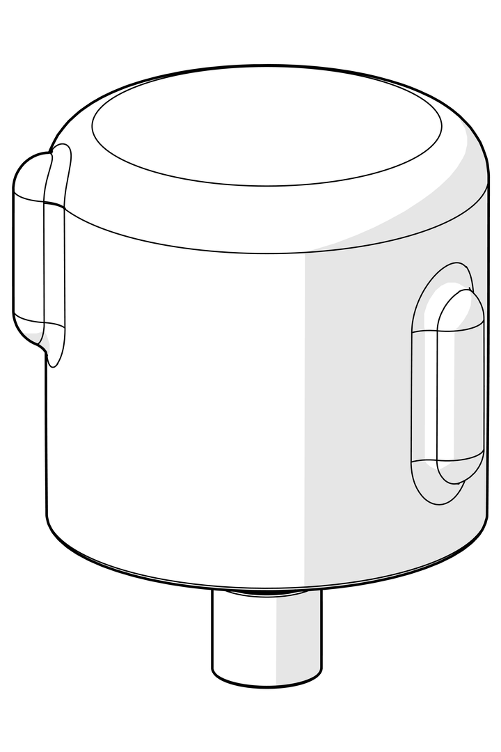 Hansa Absperrgriff chrom 59914397