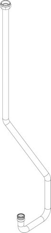 Bosch / Buderus Rohr Solar RL Bypass für Puffer 87186682680