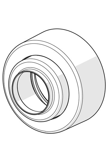 Hansa Rosette chrom 1006473V