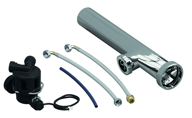 SYR Anschluss-Set Siphon als Zubehör zur HygBox 2622 Connect, mit Siphon, 2 Flexschläuchen, 1 Ablaufschlauch und einem Verstellrohr G1" 2622.00.900