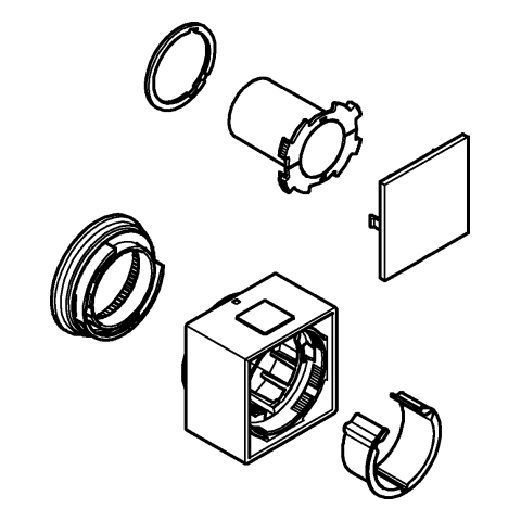 Grohe Temperaturwählgriff für Thermostat-Fertigmontagesets supersteel 49091DC0