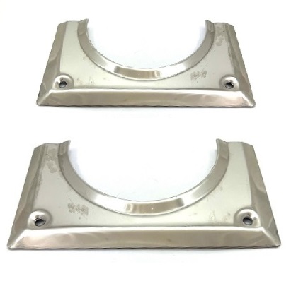 Vaillant Rosette 125, geteilt (Edelstahl) für Zub. 0020042749/51/53/54/55, 0020042907 0020059480