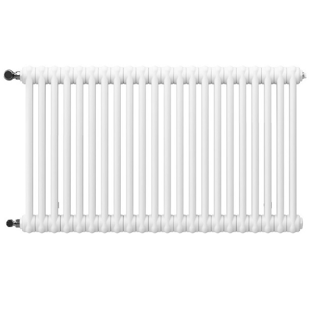 Arbonia Röhrenradiator Standard 6-Säuler H: 75 L: 135cm, Modell 6075, weiß, 30 Glieder