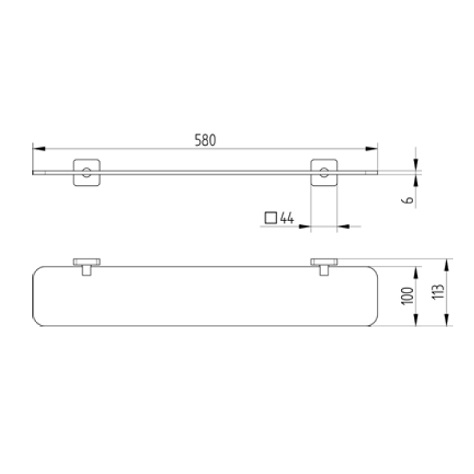 Avenarius Ablage 58cm 2401000010