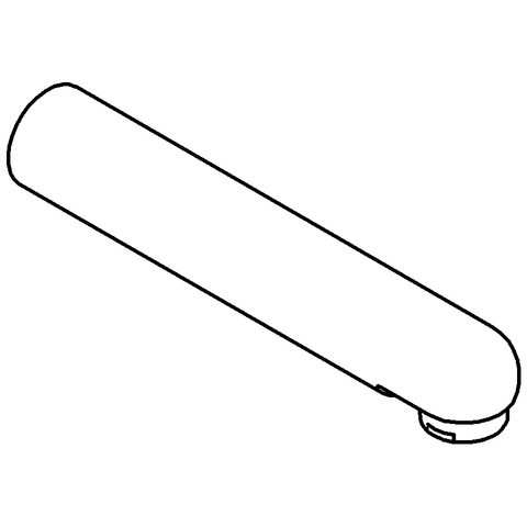 Grohe Auslauf für Fertigset Waschtisch UP 160mm edelstahl 42121SD0