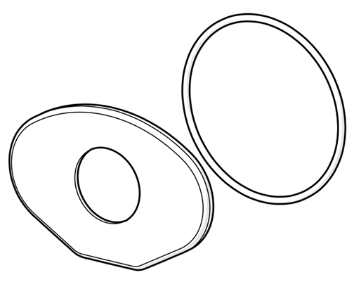 Hansa Rosette chrom 59911328