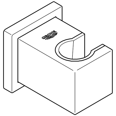 Grohe Wandbrausehalter Euphoria Cube chrom 27693000